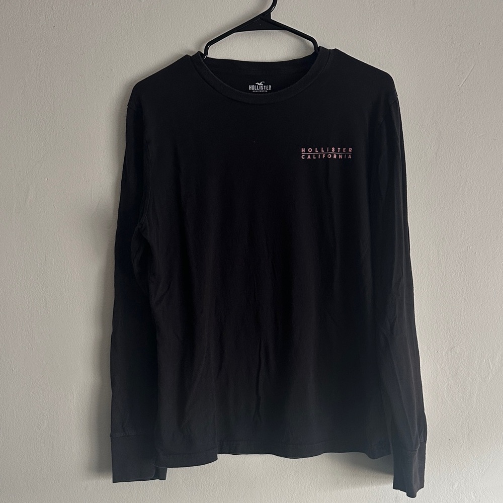 Hollister Black Long Sleeve Tee for Men